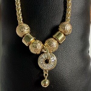 18k GP Charm Necklace